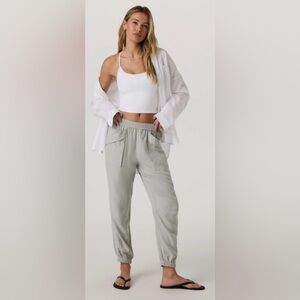 Vuori Trestles Twill Jogger Women Size Large comfy lightweight cargo streetwear